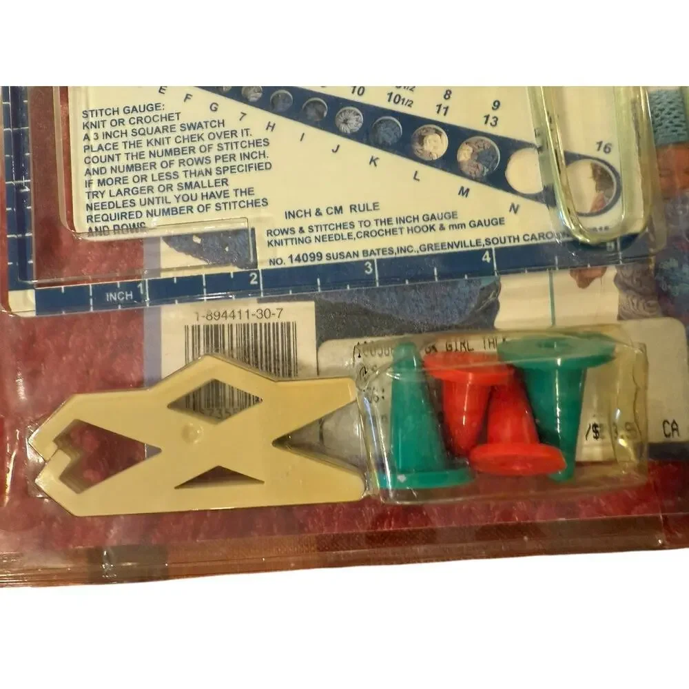 Vintage Susan Bates My Knitting Teacher Kit Open *Missing Pieces*